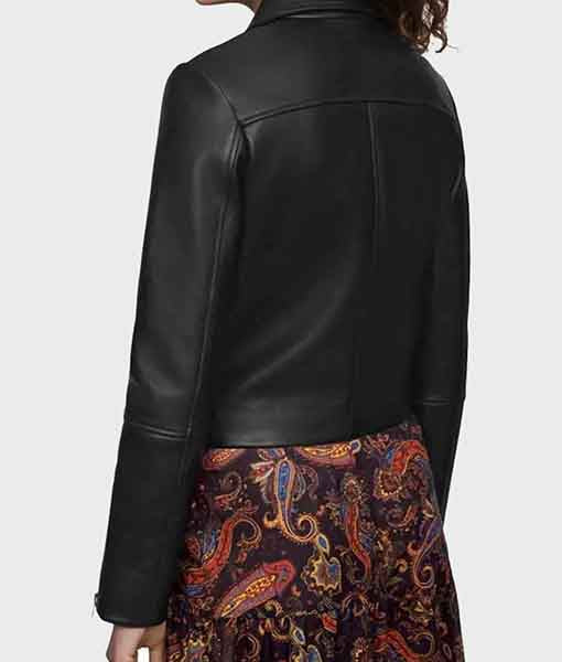 Women’s Slim fit Black Leather Jacket