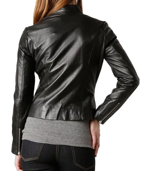 Women’s Slim Fit Leather Jacket