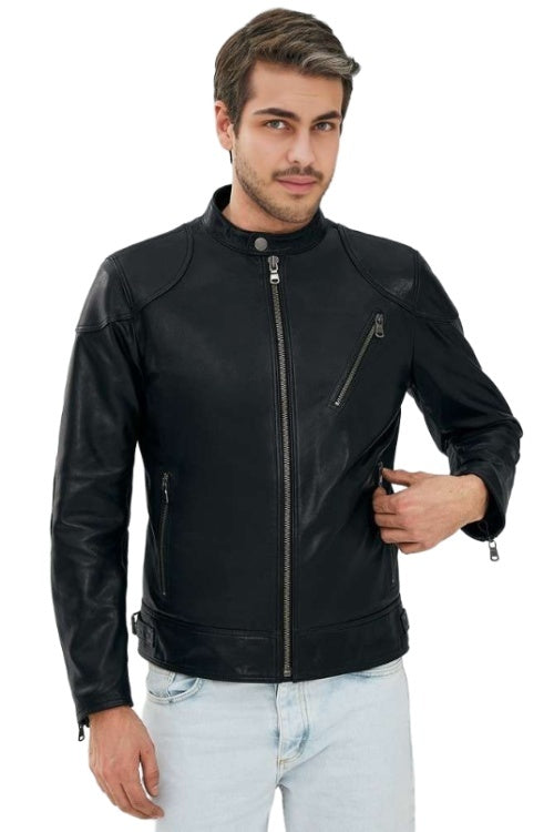 Picanto Black Leather Jacket